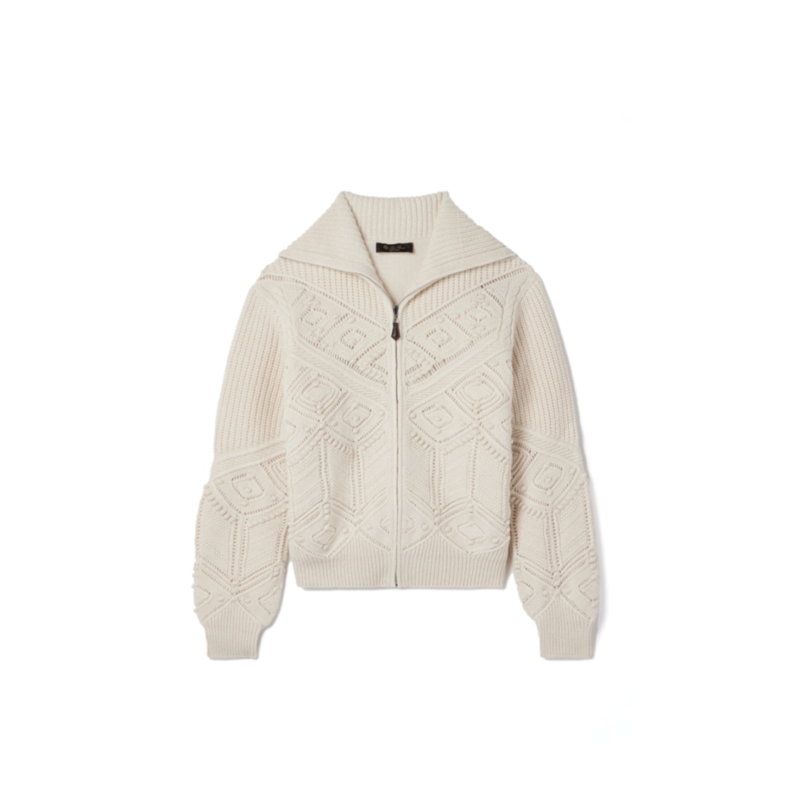 LORO PIANA CASHMERE ZIP-UP CARDIGAN FAQ0958